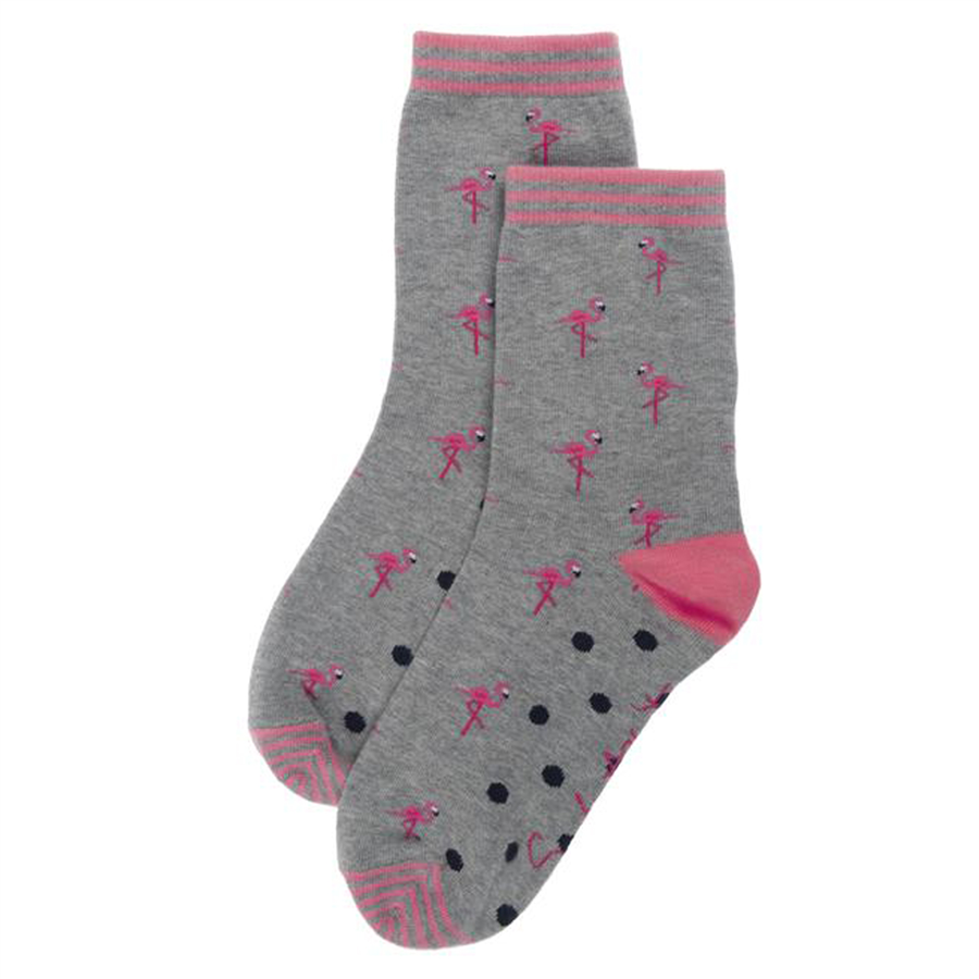 Sophie Allport Ladies Socks - Flamingo 1